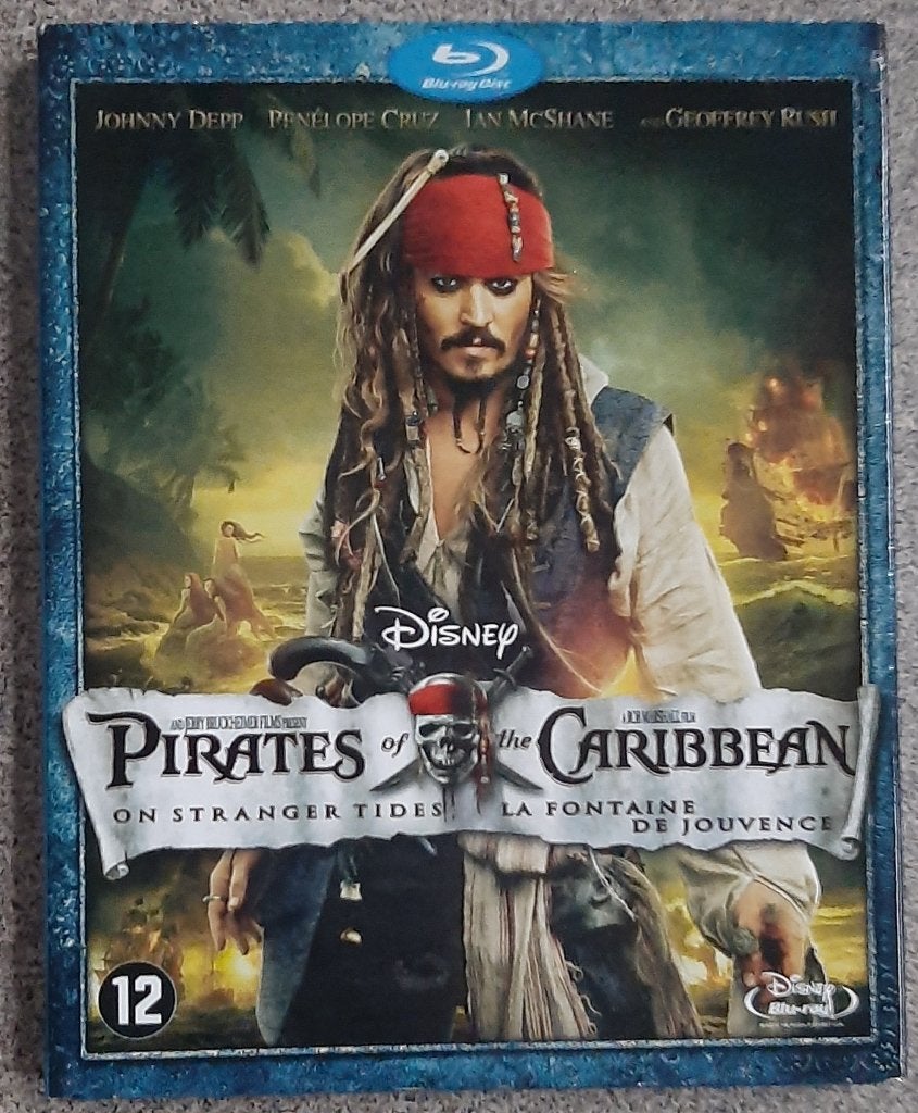 Blu-ray Pirates of the Caribbean: On Stranger Tides, Ophalen of Verzenden, Zo goed als nieuw, Actie