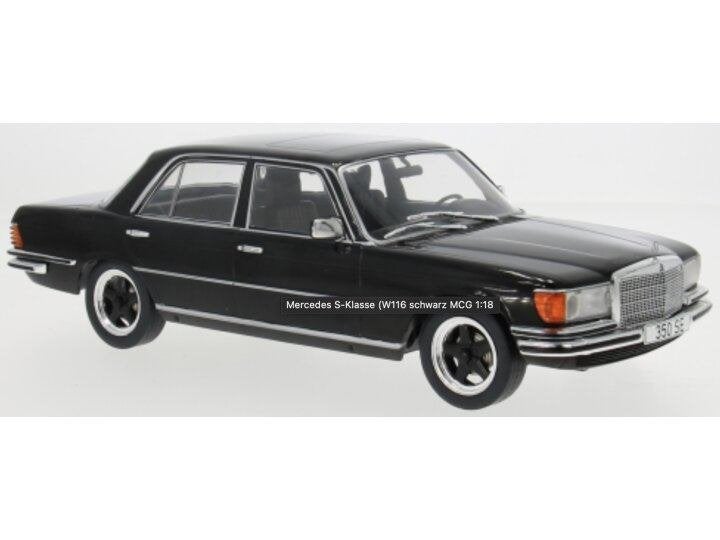 Nieuwe modelauto Mercedes W116 uit 1972 , schaal 1:18, Hobby en Vrije tijd, Modelauto's | 1:18, Overige merken, Auto, Dalen, Nieuw