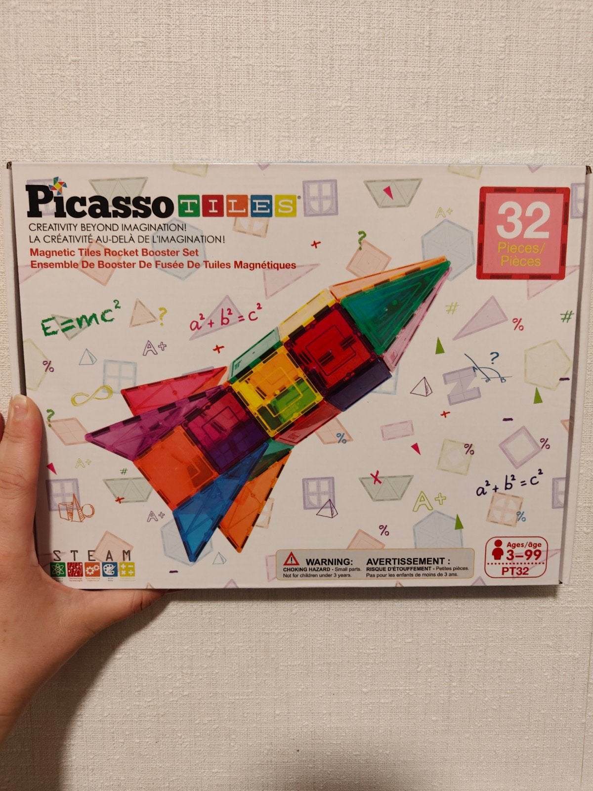 Picasso Tiles Magnetische Tegels Raket Booster Set (32 st.), Ophalen of Verzenden