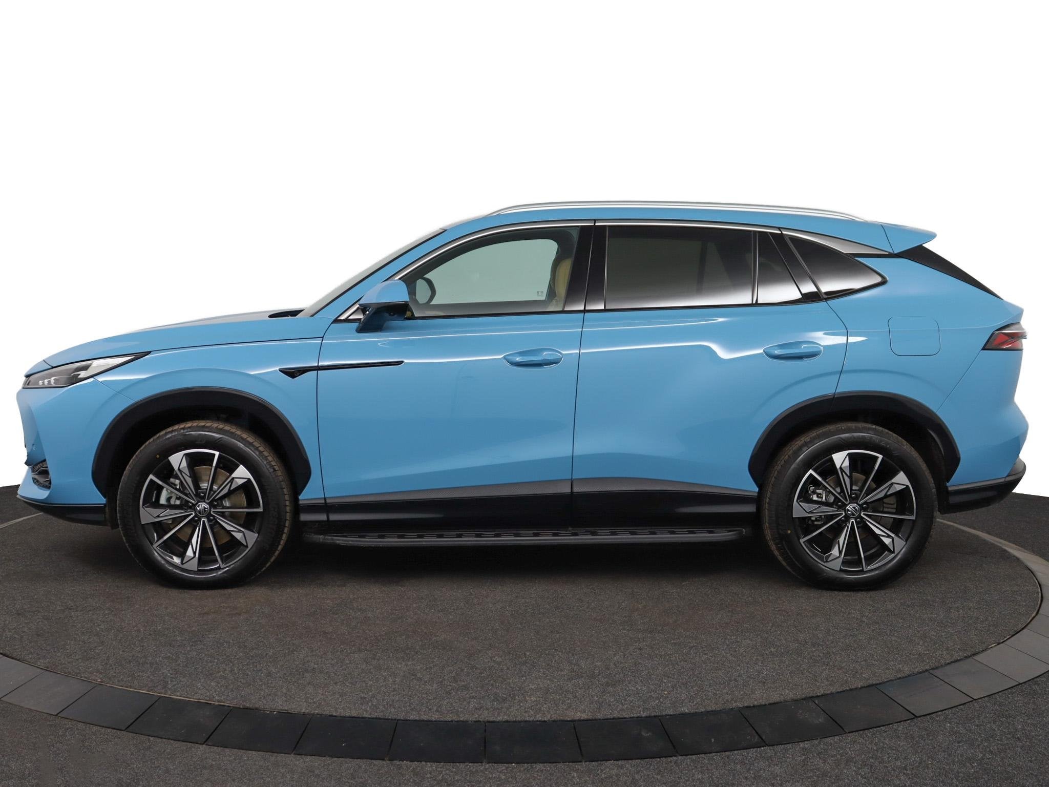 MG HS 1.5 PHEV Aut. Luxury NU MET ENORM VOORRAADVOORDEEL !, Auto's, MG, Stof, 4 cilinders, Blauw, 21 kWh