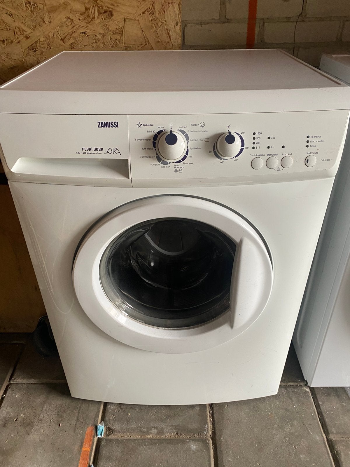 Wasmachine van Zanussi, Ophalen, Gebruikt