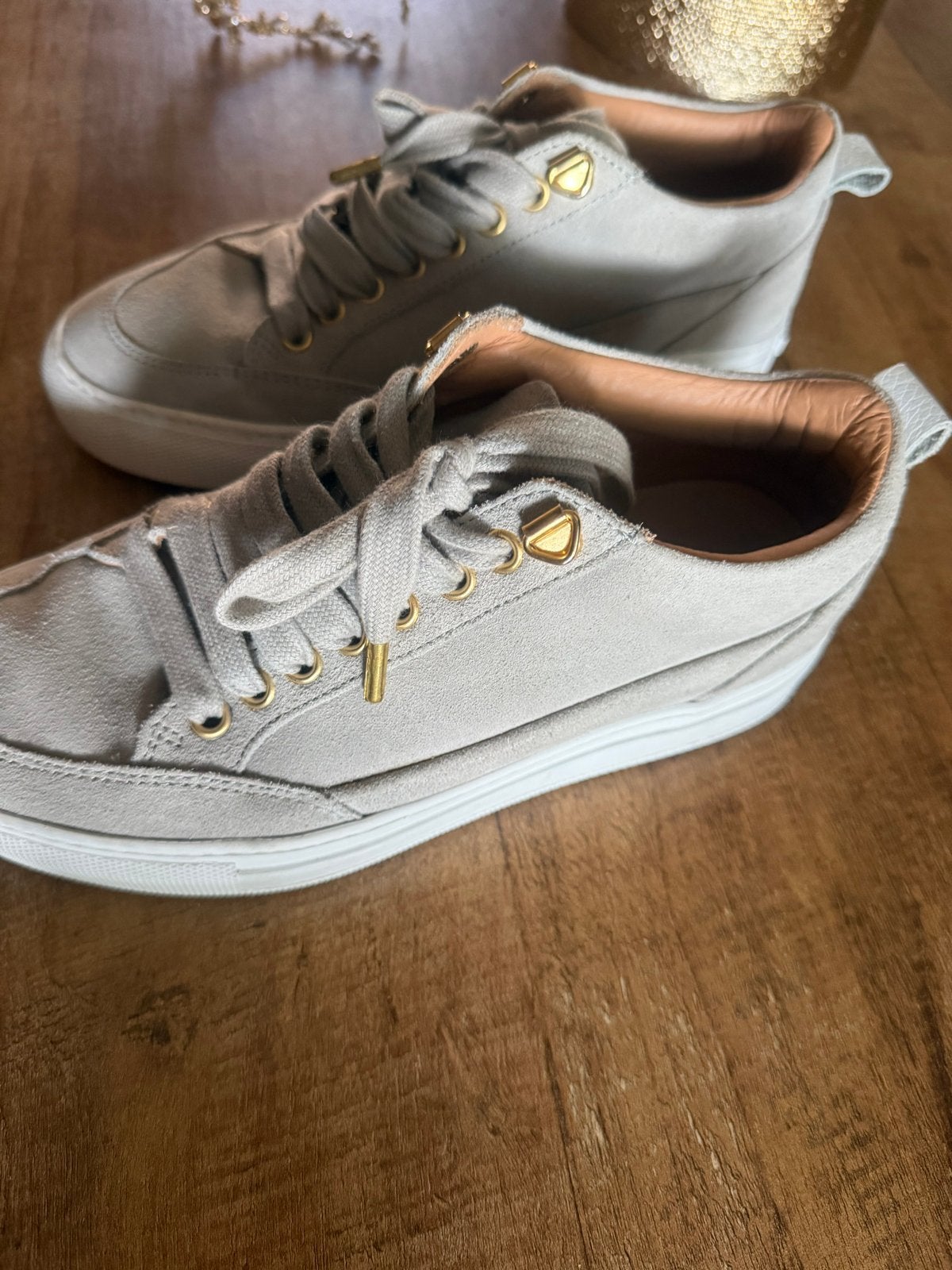 Stijlvolle grijze sneakers van Mason Garments maat 36, Kleding | Dames, Schoenen, Ophalen of Verzenden, Zo goed als nieuw, Grijs