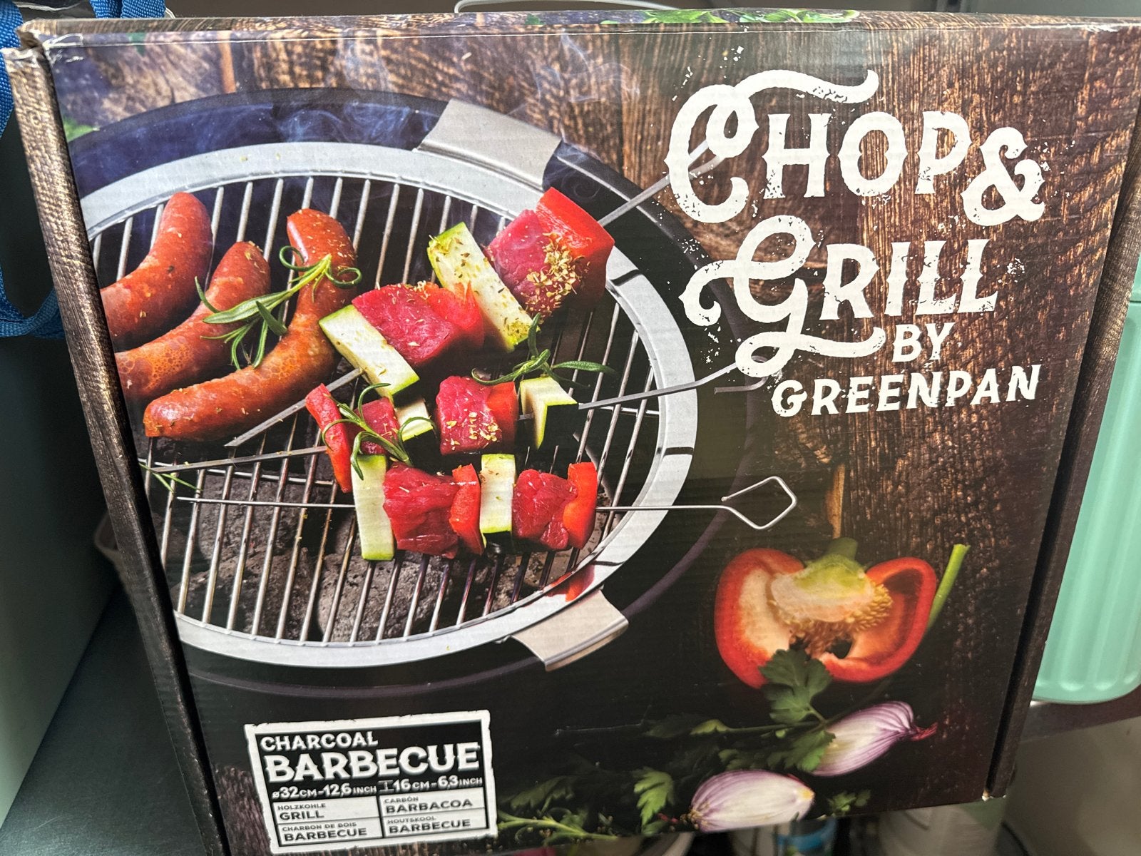 Chops & Grill by Greenpan Houtskool Barbecue, Ophalen of Verzenden, Nieuw, Met accessoires