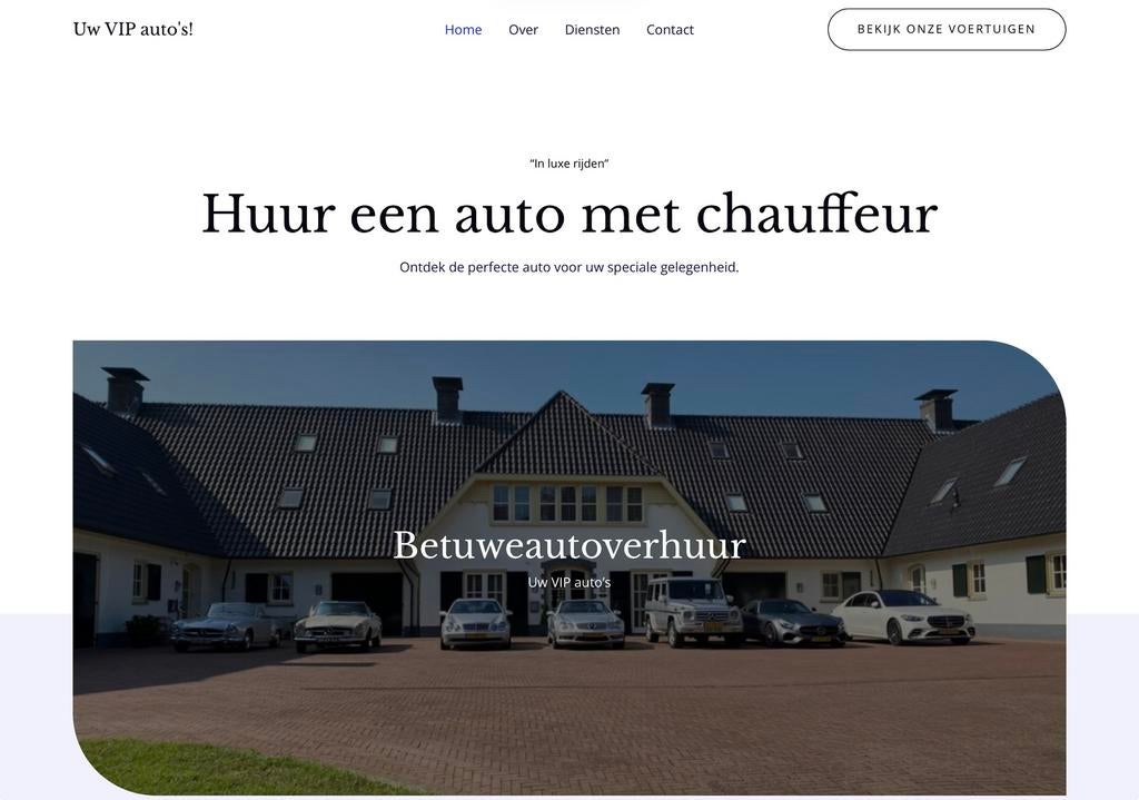 Auto huren voor gala, bruiloft of VIP-evenement, Ophalen of Verzenden