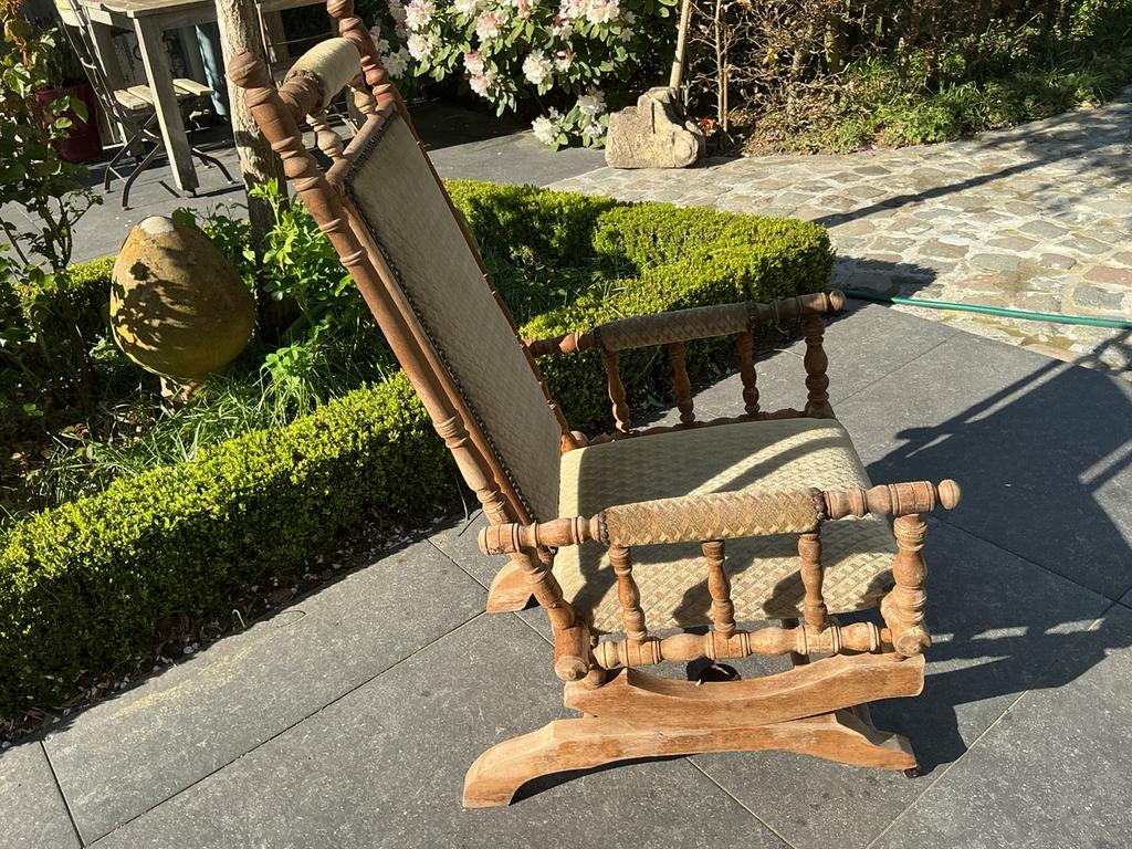 Victoriaanse schommelstoel, Antiek en Kunst, Antiek | Meubels | Stoelen en Banken, Ophalen