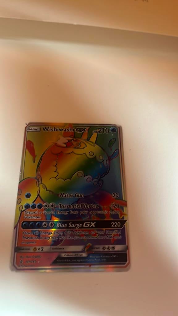 Wishiwashi GX, Verzenden, Zo goed als nieuw, Losse kaart, Foil