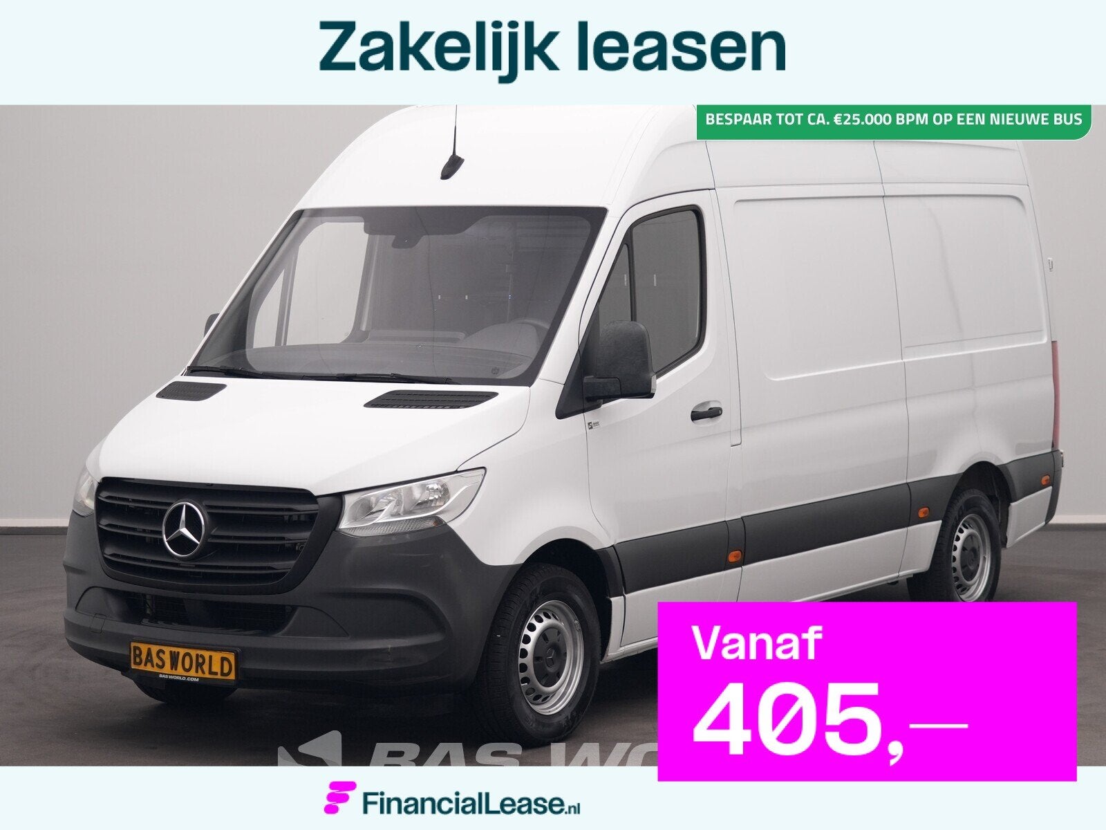 Mercedes Sprinter 315 CDI Automaat L2H2 150PK Airco Cruise C, Automaat, Stof, Gebruikt, Euro 6