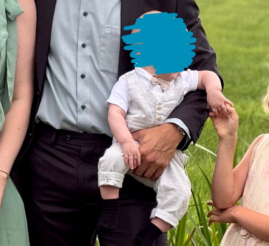 Baby net setje voor bruiloft of feest met gilet en strik, Ophalen of Verzenden, Zo goed als nieuw, Jongetje
