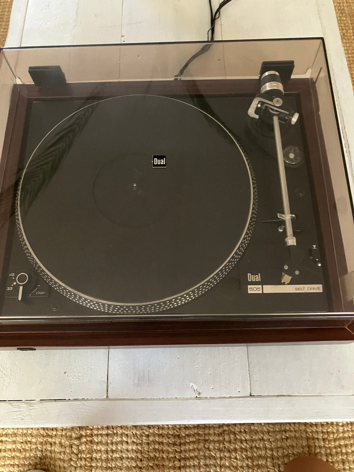 Dual 505, Ophalen, Gebruikt, Pitch-regelaar, Platenspeler
