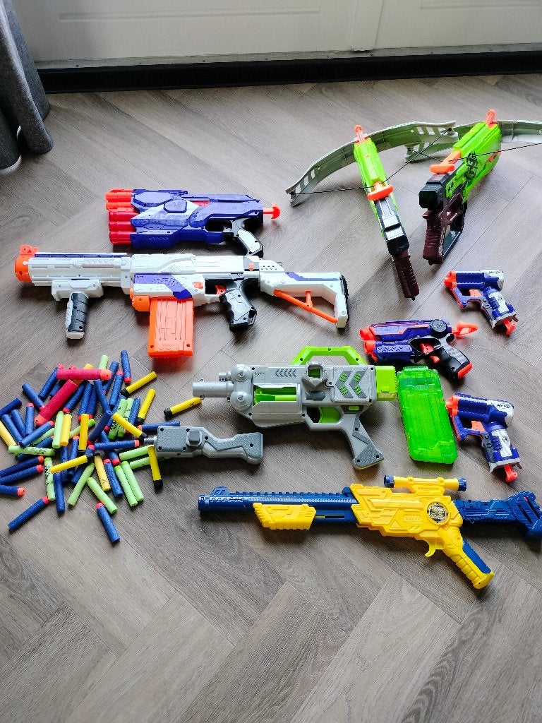 Verschillende Nerf's aangeboden!, Ophalen, Gebruikt