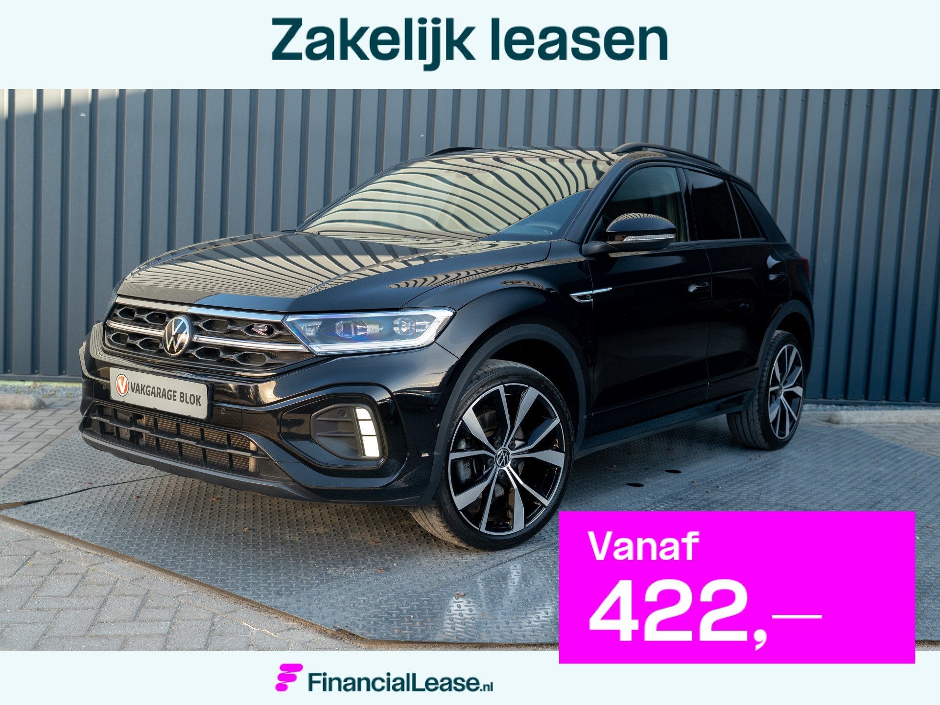 Volkswagen T-Roc 1.5 TSI R-Line Business+ | Beats | IQ Light, 1258 kg, 4 cilinders, Automatische klimaatregeling, Zwart