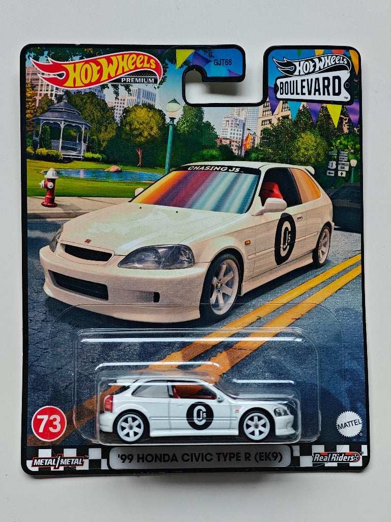 Hot Wheels '99 Honda Civic Type R (EK9) Wit Boulevard, Ophalen of Verzenden, Nieuw, Auto