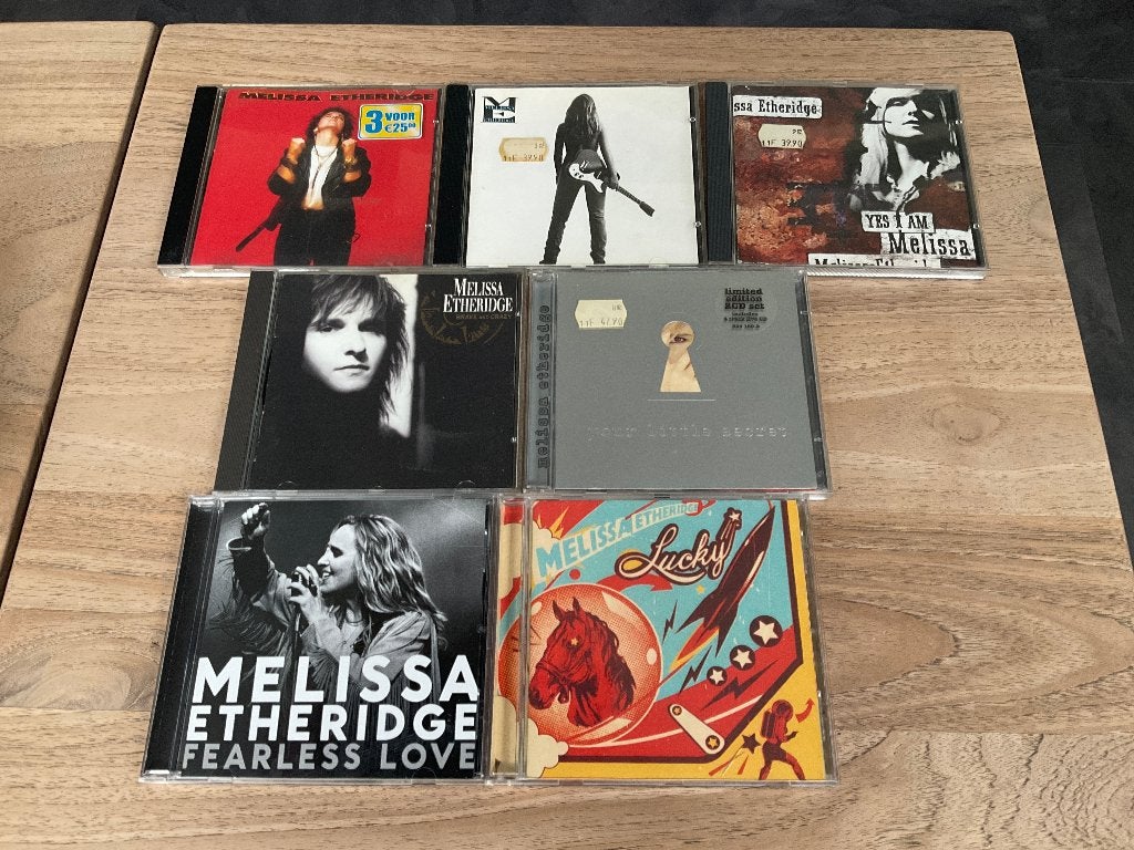 7 X cd Melissa Etheridge....................Koopje., Inclusief boekje, Ophalen of Verzenden, Zo goed als nieuw, Poprock