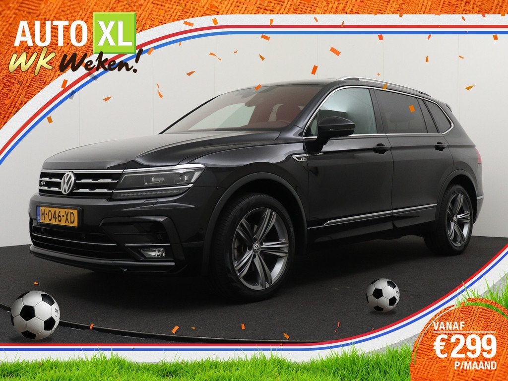 Volkswagen Tiguan Allspace 1.5 150 PK Aut. R-Line 7p. Trekha, Auto's, Volkswagen, 150 pk, 7 stoelen, Zwart, Bedrijf