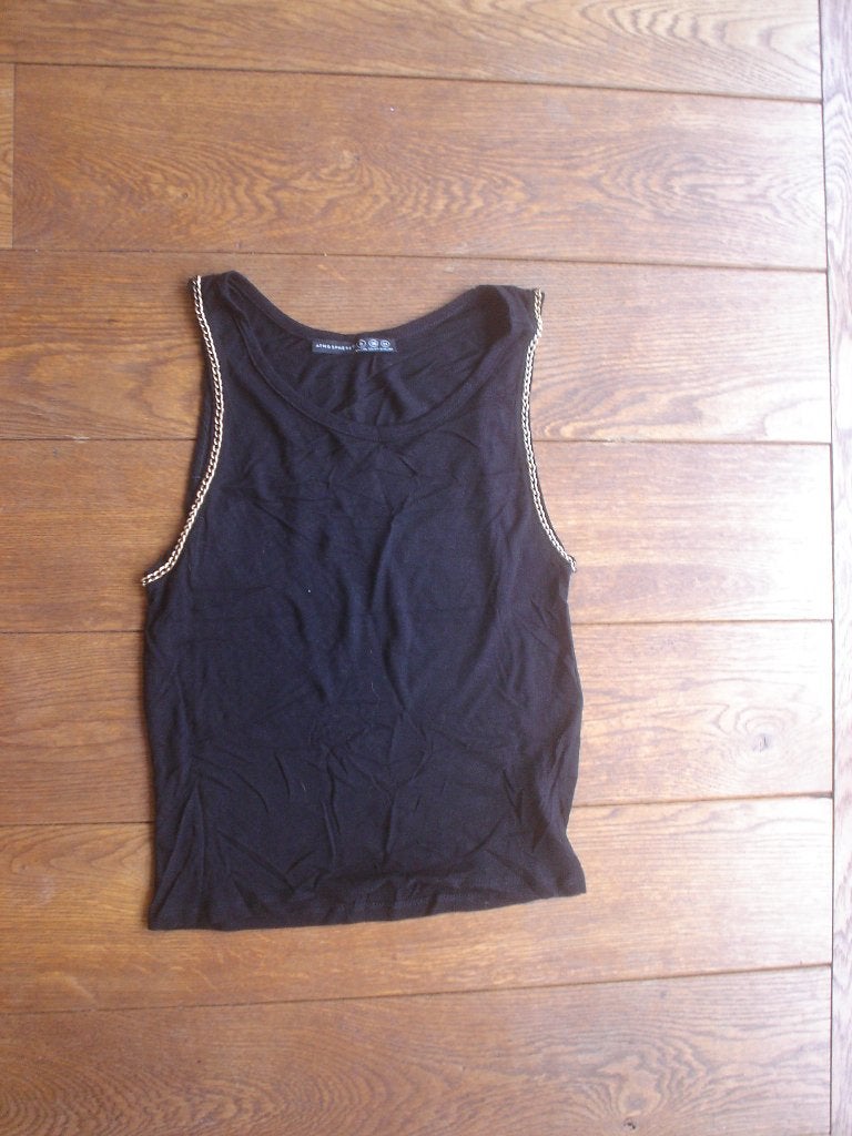 zwarte top, Atmosphere, maat 34, Atmosphere, Verzenden, Zwart, Zo goed als nieuw