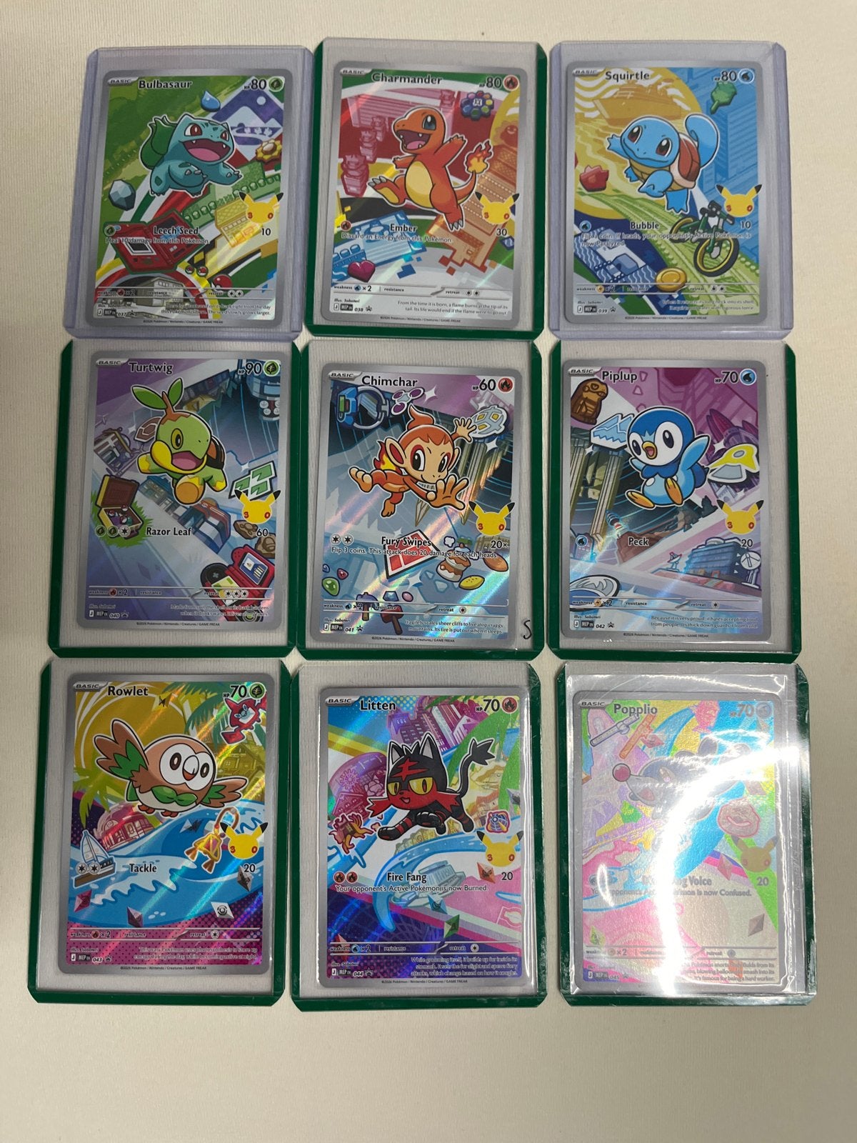 Pokémon kaarten 30 jaar jubileum, Ophalen of Verzenden, Zo goed als nieuw, Meerdere kaarten