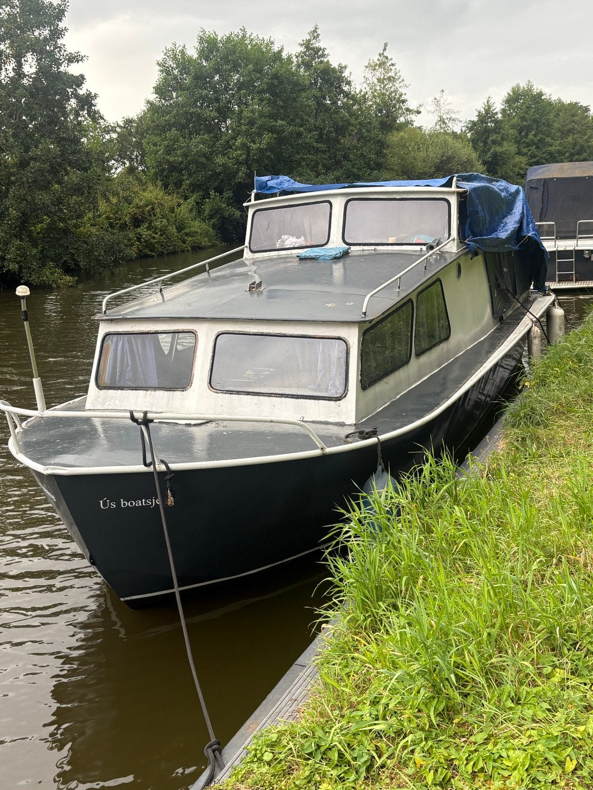Kruiser 8 meter Mercedes dieselmotor boot, Ophalen, Gebruikt, Motor en Techniek, Motorboot