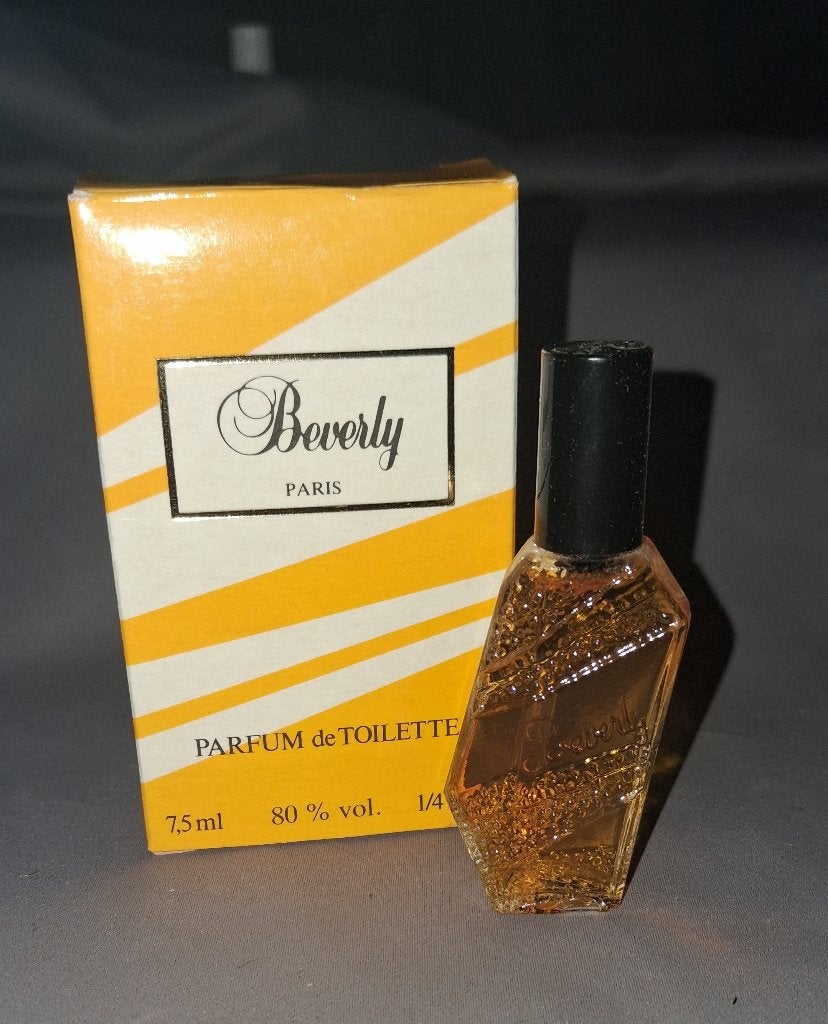 Parfum miniatuur - Beverly + doosje, Verzamelen, Parfumverzamelingen, Ophalen of Verzenden, Zo goed als nieuw, Miniatuur, Gevuld