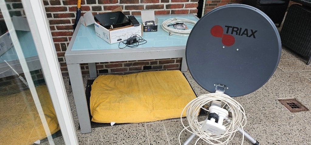 Schotelantenne, geheel compleet, Audio, Tv en Foto, Schotelantennes, Ophalen, Gebruikt, (Schotel)antenne, Philips