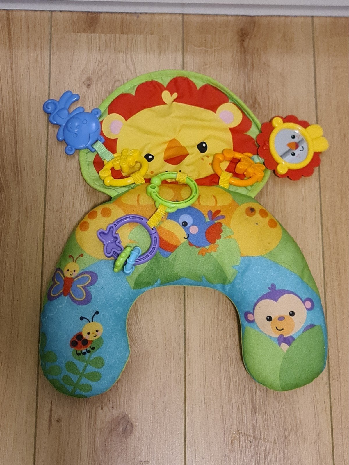 Fisher-Price Leeuw Speelkleed/Buikkussen, Ophalen of Verzenden, Zo goed als nieuw, Speelkleed