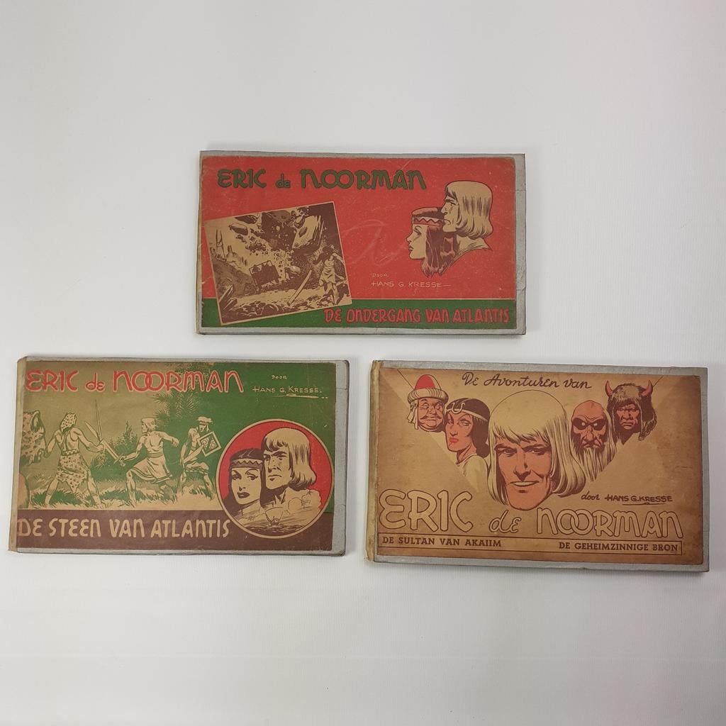 3x Eric de Noorman bundel oblong vintage, Meerdere stripboeken, Ophalen of Verzenden, Gelezen