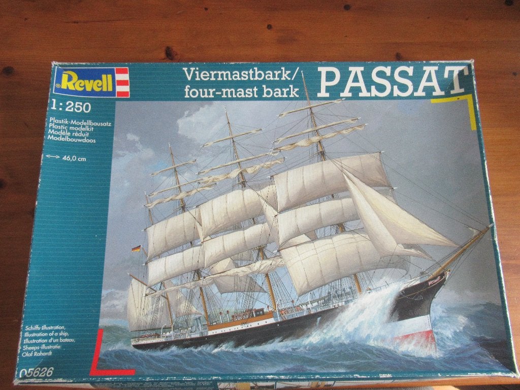 Viermastbark Passat (Revell 1/250), Ophalen of Verzenden, Zo goed als nieuw, 1:200 of kleiner, Revell