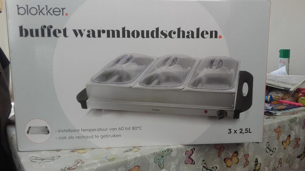 elec. rechaud te huur 3 bakken, Ophalen, Nieuw