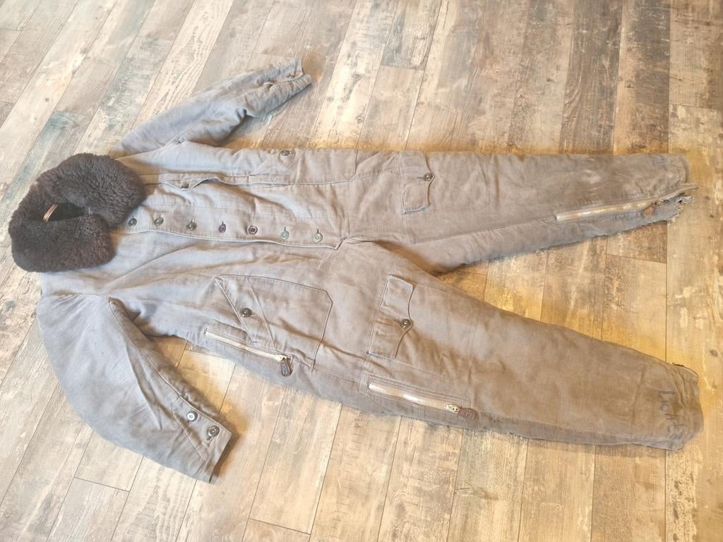 Duits WOII luftwaffe Fliegerkombi Winter piloot op naam, Ophalen of Verzenden