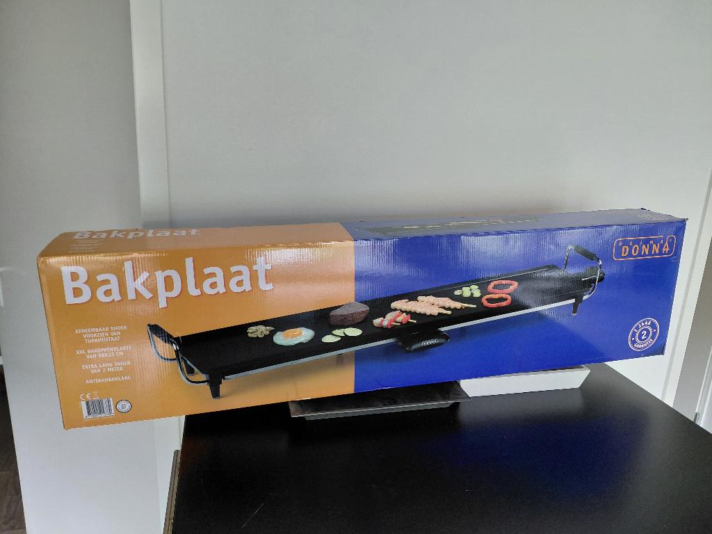 Koopjesjagers opgelet: XXL Bakplaat Prima Donna, nieuw!, Witgoed en Apparatuur, Grillplaten, Ophalen, Nieuw, Tafelgrill