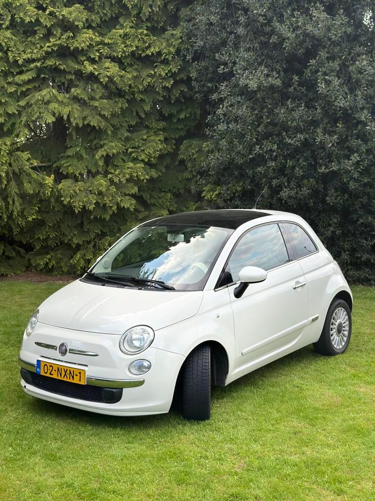 Fiat 500 1.2 AUT 2010 Wit, 1242 cc, 4 cilinders, Wit, Origineel Nederlands