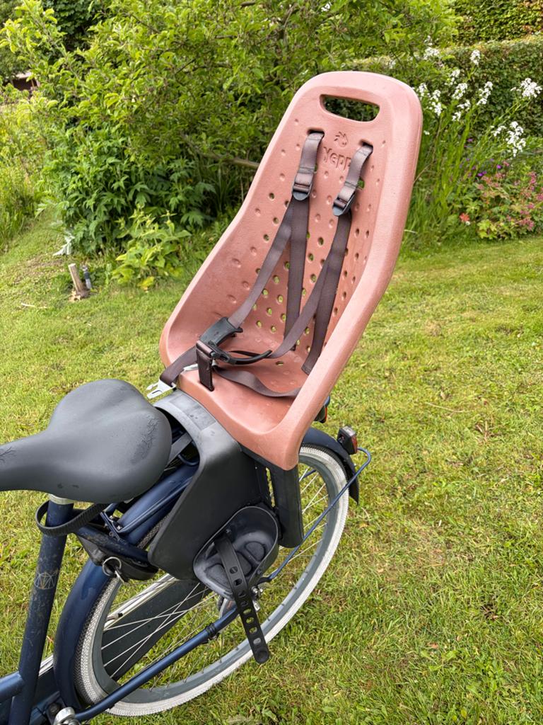 Thule Yepp Maxi Achterzitje inclusief adapter, Achterzitje, Ophalen, 15 t/m 25 kg, Gebruikt
