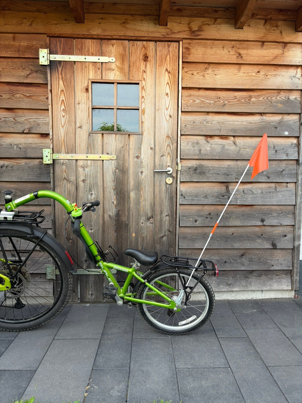 Burley Piccolo aanhangfiets groen 7 speed, Ophalen, Zo goed als nieuw, 80 kg of meer