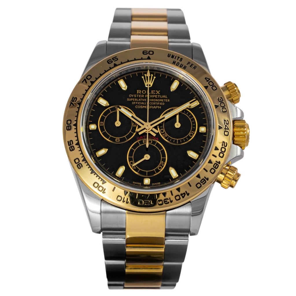 Rolex Daytona Gold/Steel Black Dial 116503