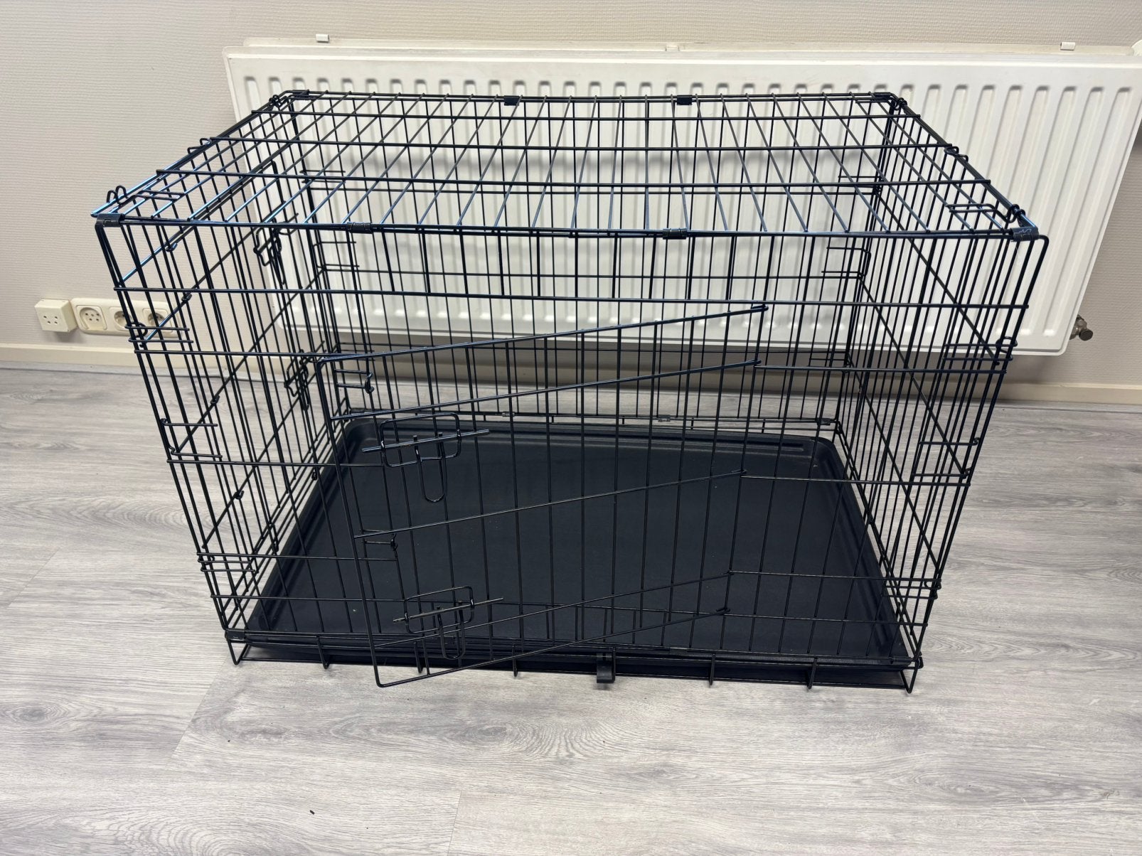 Hondenbench 90cm lang x 57cm breed x 64cm hoog, Dieren en Toebehoren, Hondenhokken, Ophalen, Minder dan 65 cm, Zo goed als nieuw