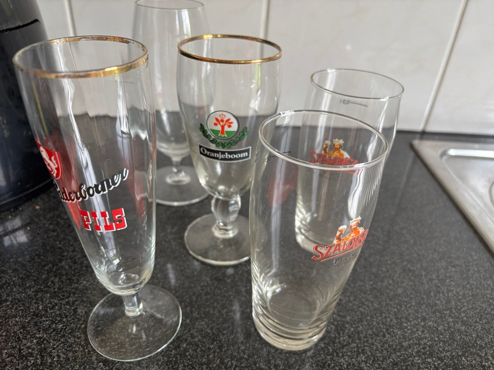 Glas, Verzamelen, Ophalen of Verzenden, Zo goed als nieuw, Bierglas