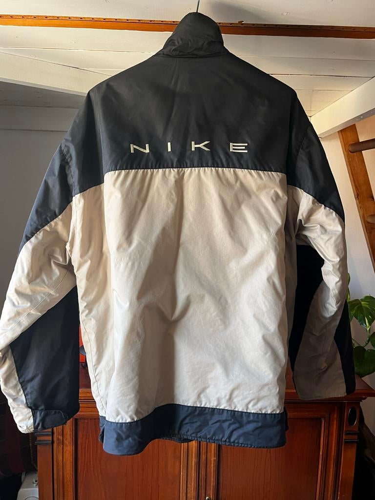 Nike Vintage Thermische Jas - Maat XL - Rits defect, Ophalen of Verzenden, Gedragen, Maat 56/58 (XL), Zwart