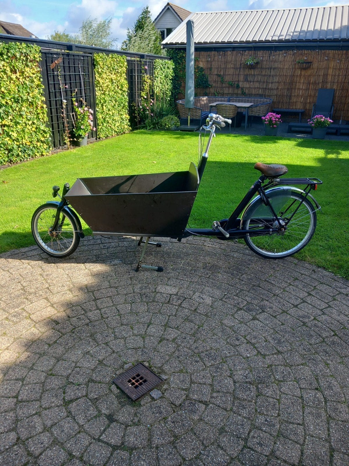 Bakfiets met 7 versnellingen - voorlicht werkt, Ophalen, Gebruikt, Trommelrem, Goederen