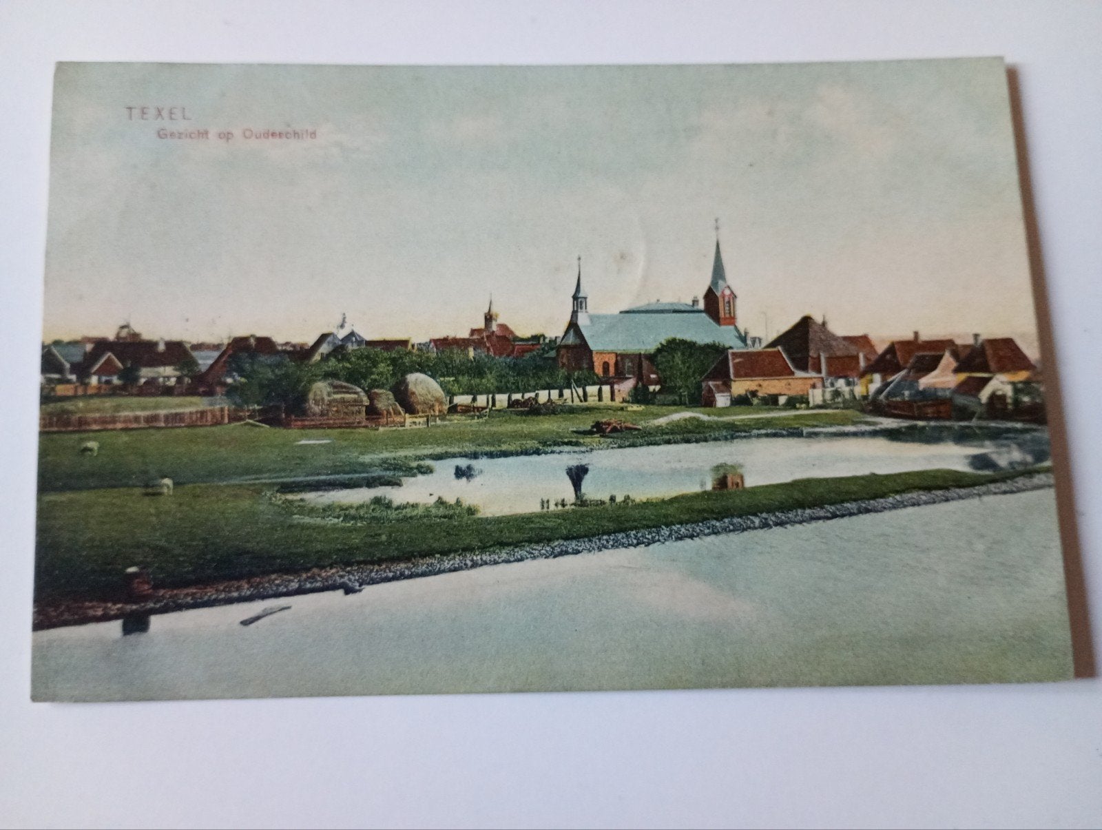 Texel Oudeschild 1909, Ophalen of Verzenden, Voor 1920, Gelopen, Waddeneilanden