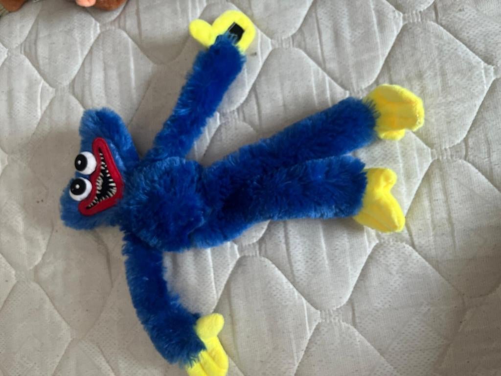 Huggy Wuggy knuffel - Blauw, Ophalen of Verzenden, Zo goed als nieuw, Overige typen
