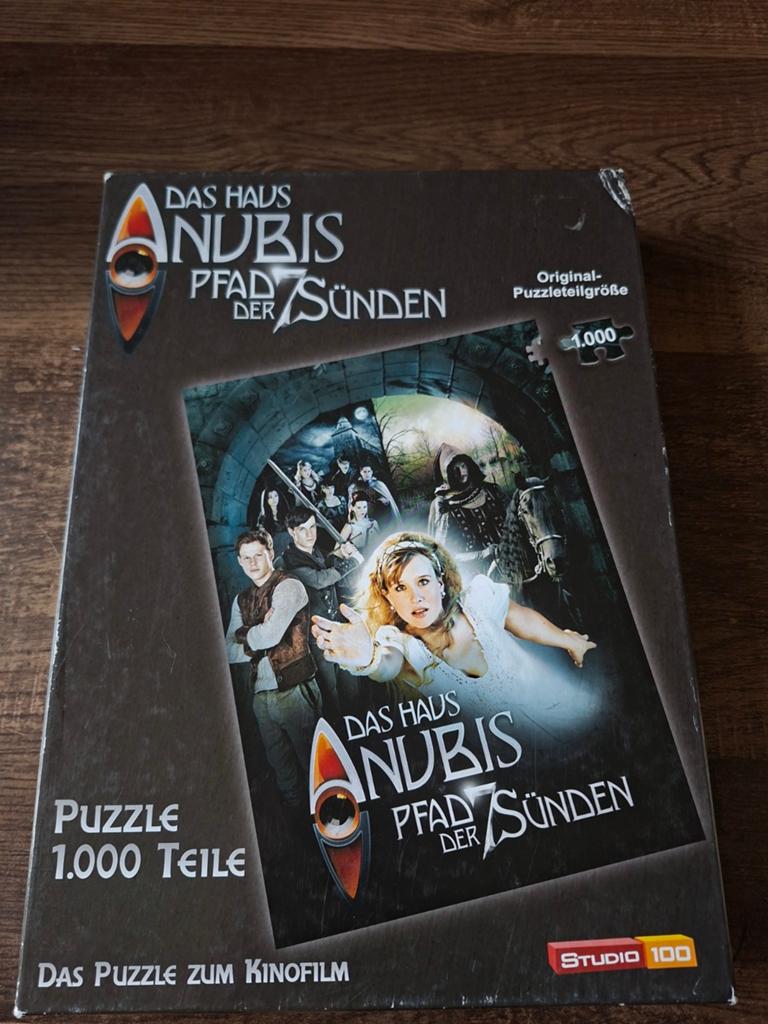Das Haus Anubis puzzel 1000 stukjes - studio 100, Ophalen of Verzenden, 500 t/m 1500 stukjes, Gebruikt, Legpuzzel