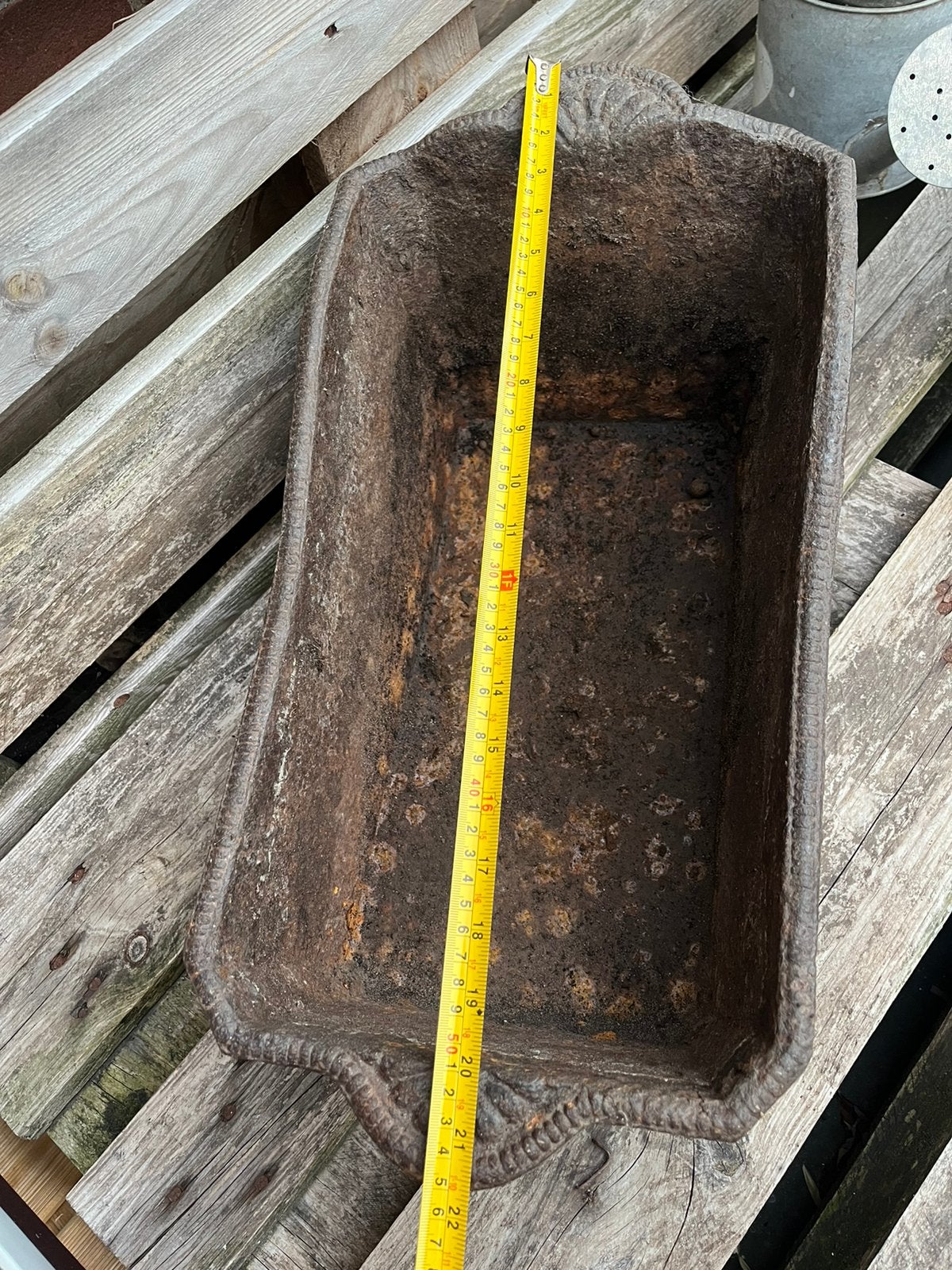 Gietijzeren plantenbak, Ophalen, Gebruikt, Overige materialen, Tuin