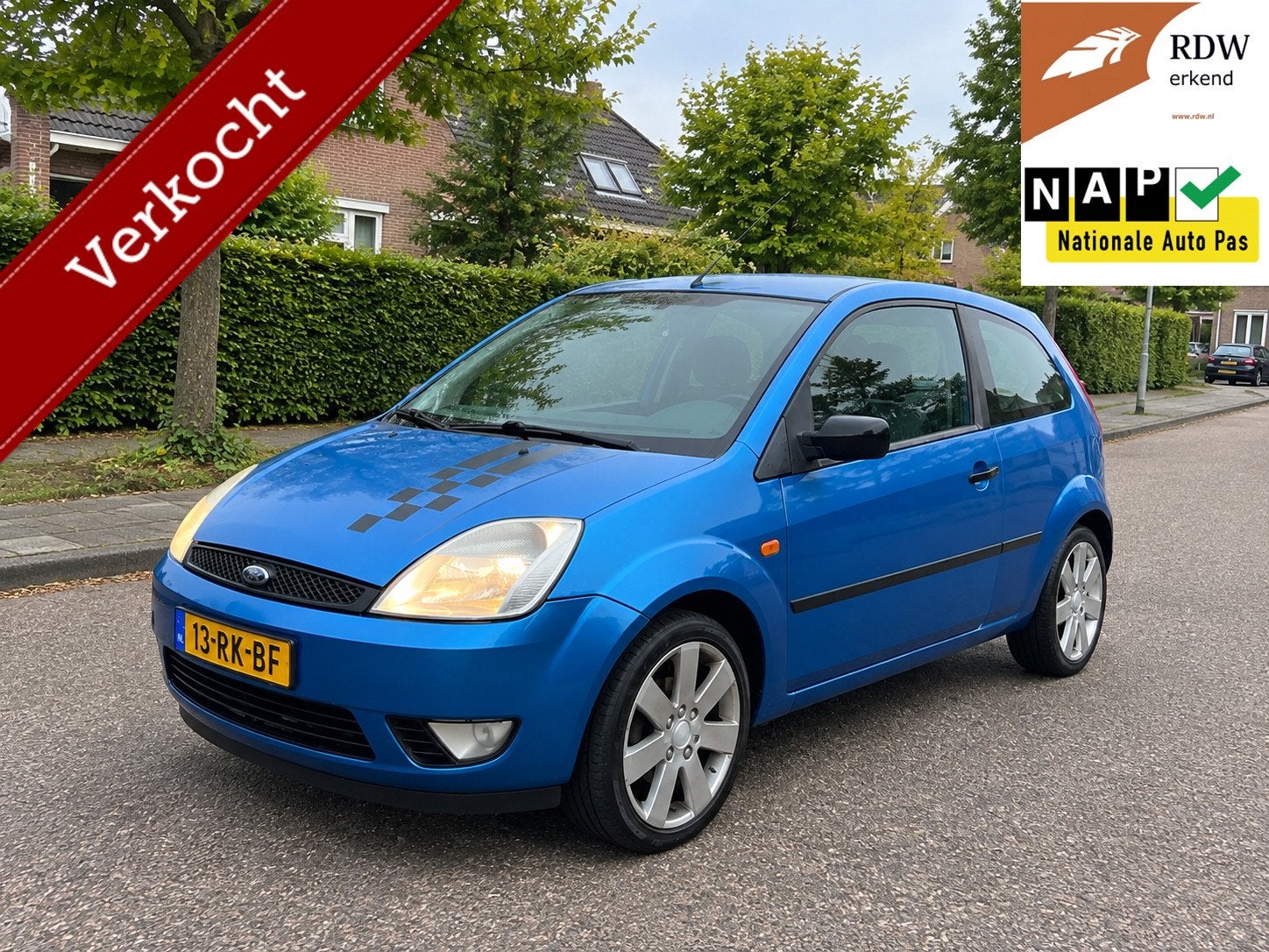Ford Fiesta 1.3-8V Culture AIRCO | NAP | ELEK, 1299 cc, 4 cilinders, Blauw, Bedrijf