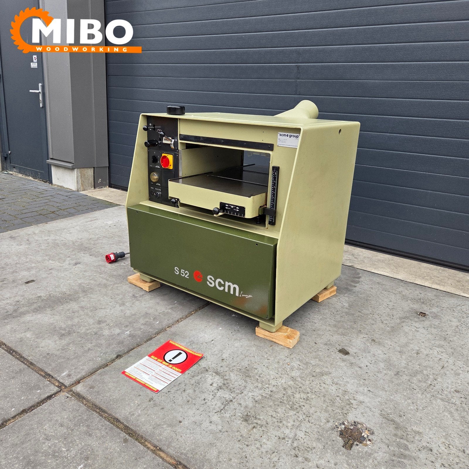 SCM Vandiktebank 520mm Nieuwstaat *** schaafbank, Doe-het-zelf en Verbouw, Ophalen of Verzenden, Zo goed als nieuw, Elektrisch