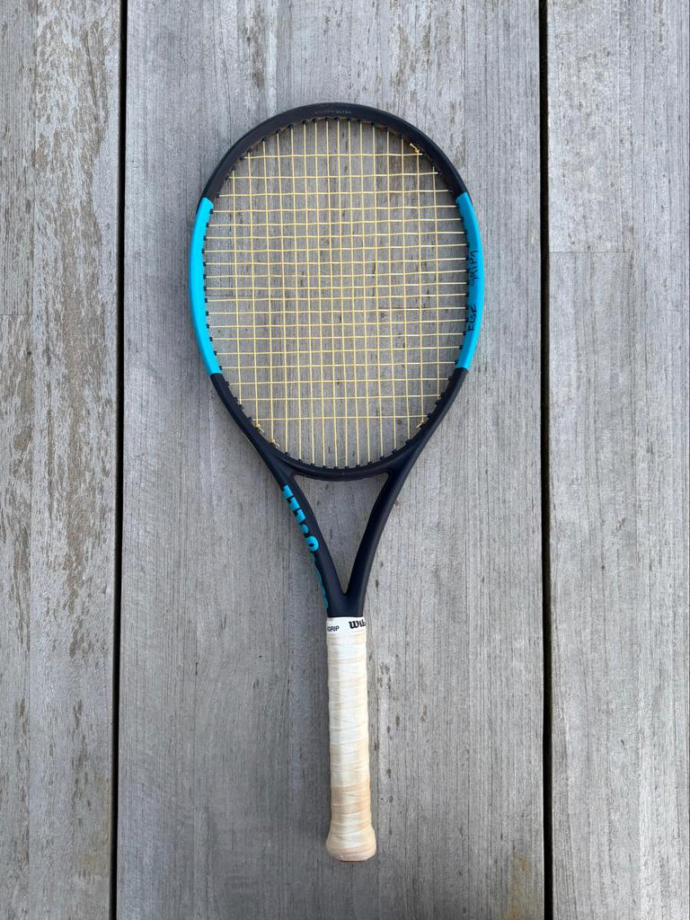 Wilson Ultra 100 L Tennisracket - Grip 1, Bespannen met 4G-s, Sport en Fitness, Tennis, Gebruikt, L1, Ophalen of Verzenden, Wilson