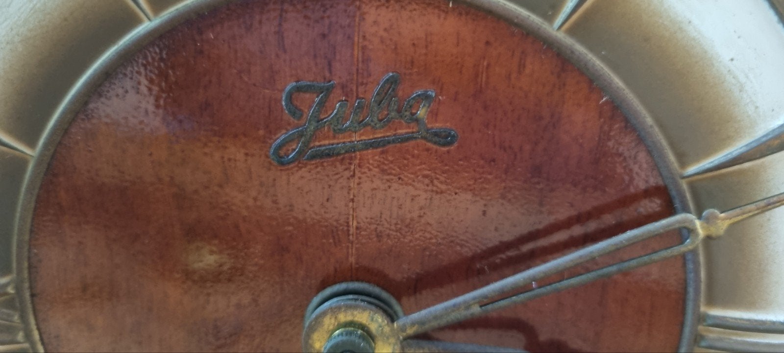 Antieke Schatz BU Juba tafelklok - Vintage houten klok, Ophalen