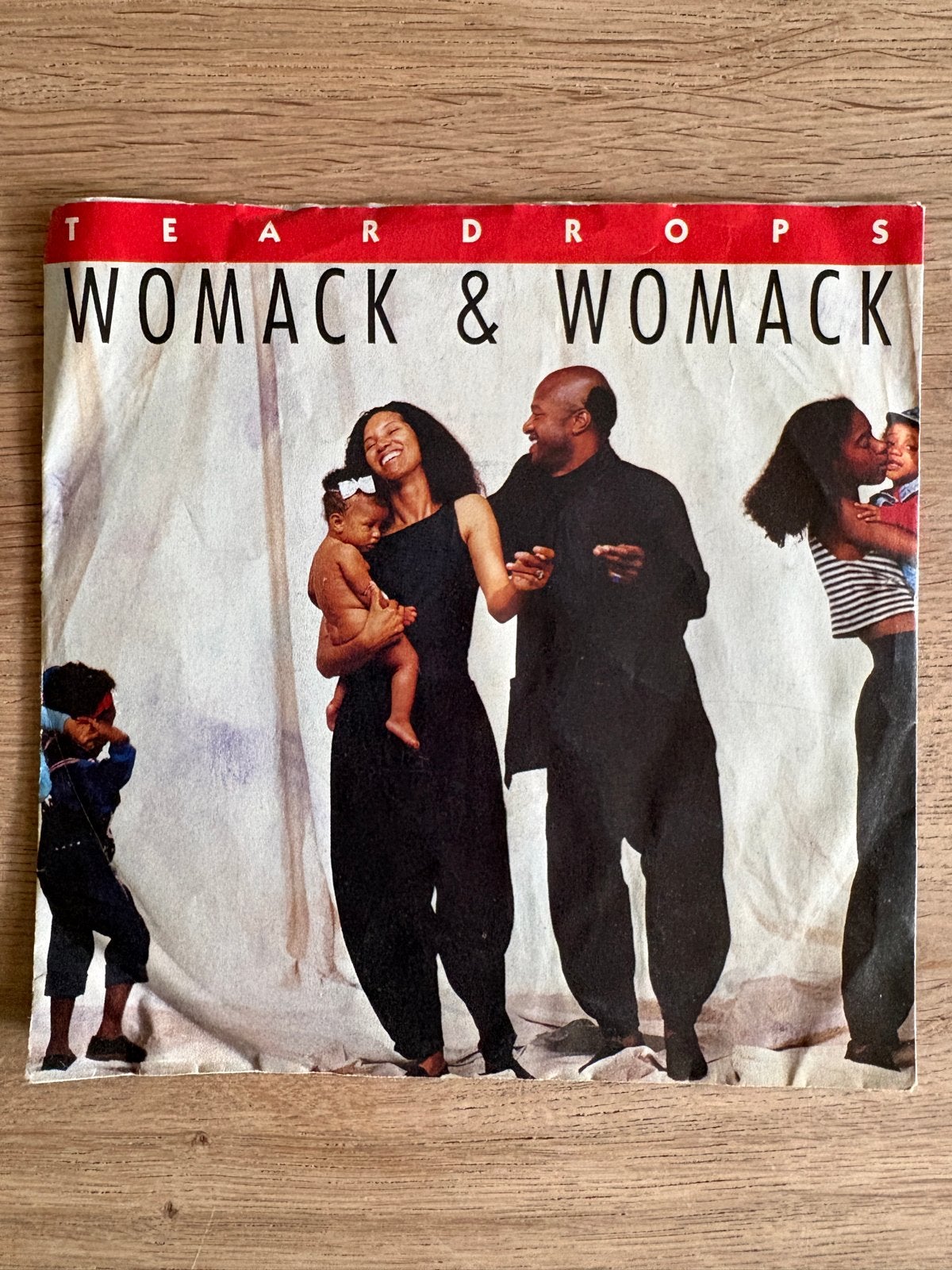 Womack & Womack - Teardrops 7 inch vinyl single, Ophalen, Gebruikt, 7 inch, Pop