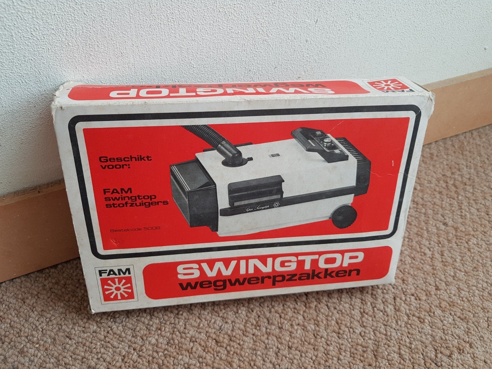 FAM Swingtop stofzuigerzakken wegwerpzakken vintage retro, Ophalen of Verzenden, Huis en Inrichting