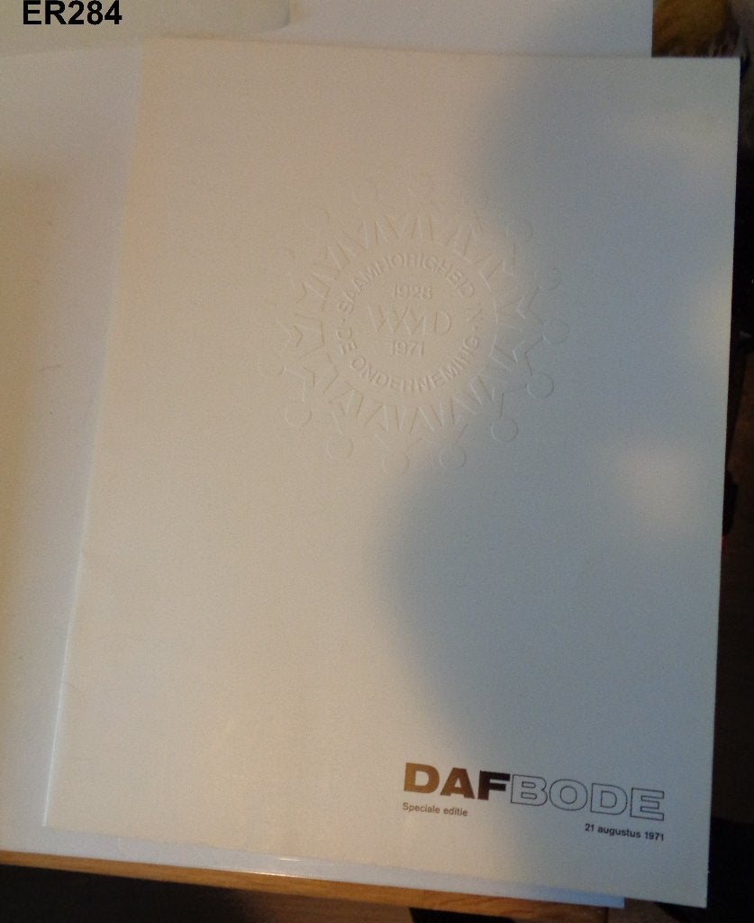 daf bode speciale uitgave 1971, Ophalen of Verzenden, Zo goed als nieuw, Overige merken