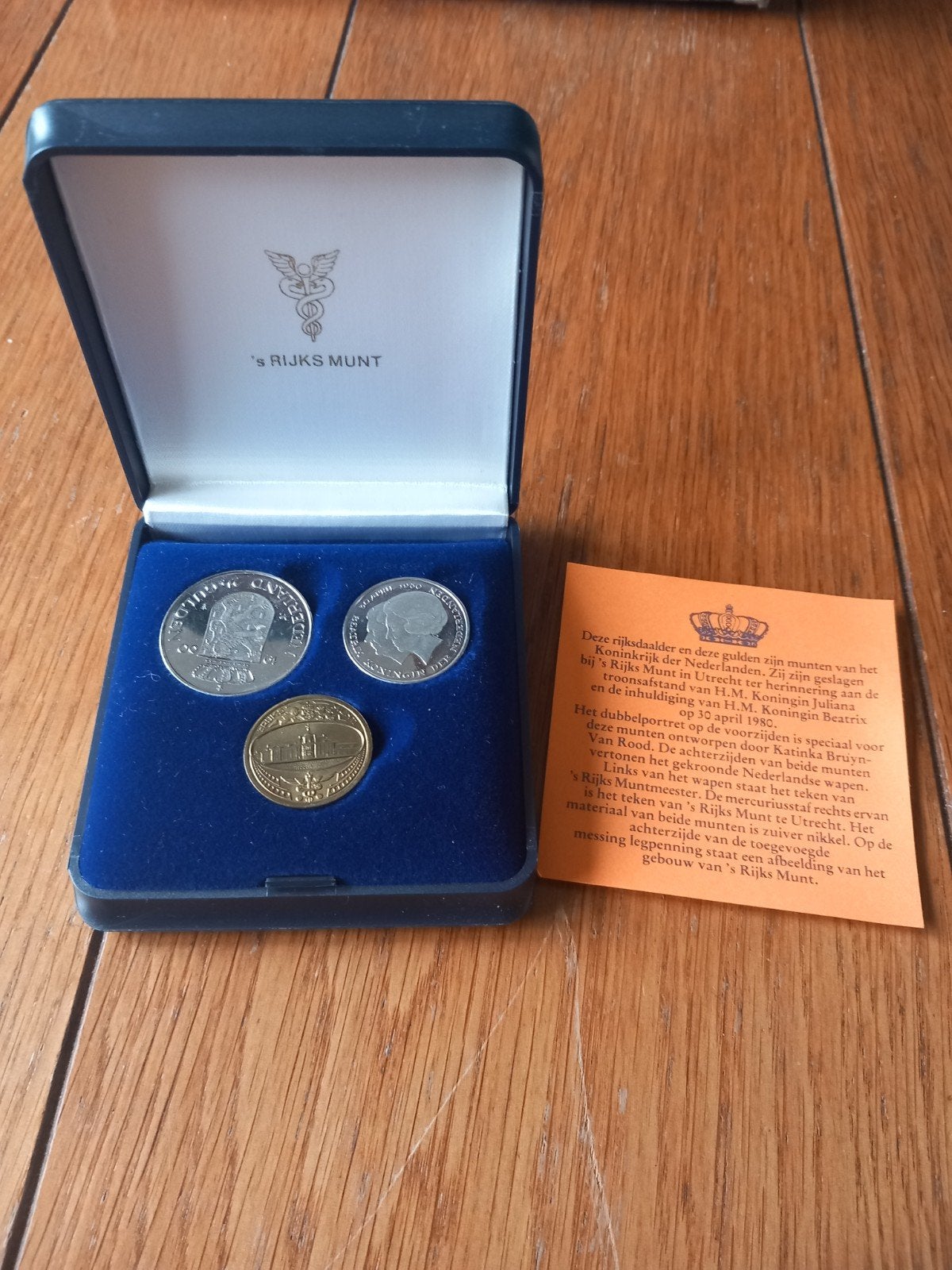 set Rijksdaalder en gulden munten 1980, Ophalen of Verzenden, Koningin Juliana, Overige waardes, Setje