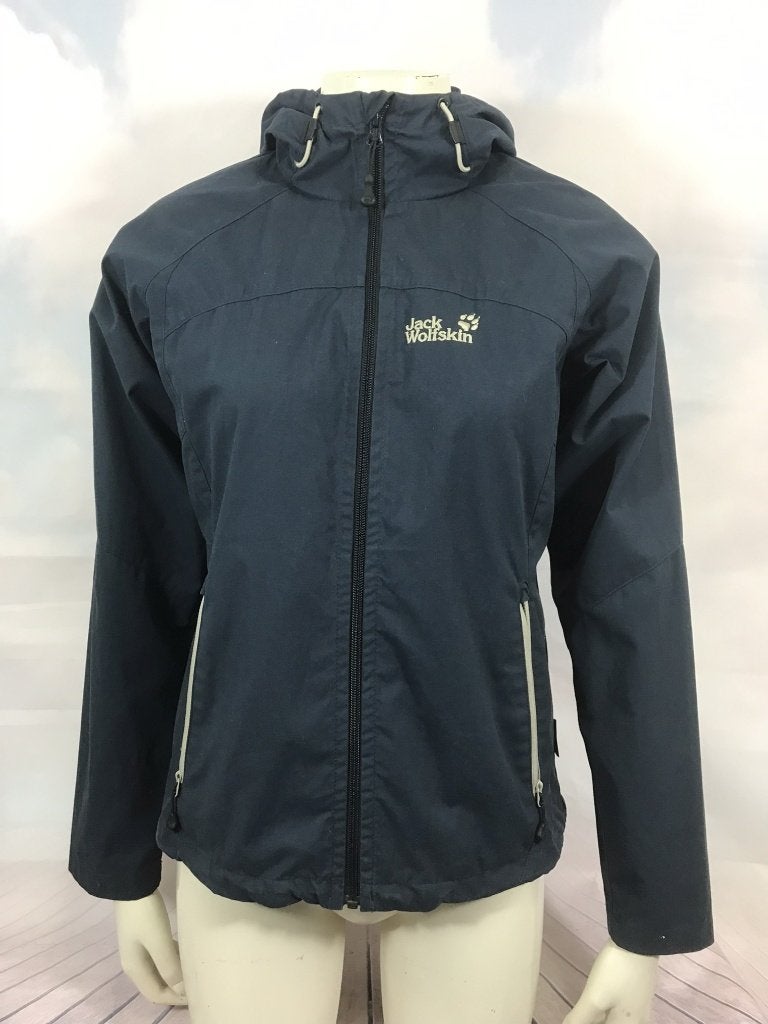 Jack Wolfskin anorak outdoor windjack jas blauw maat S (3C3)